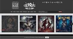 Desktop Screenshot of pitchblackrecords.com